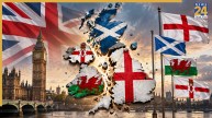 United Kingdom break up, England area and economy, Scottish referendum, UK countries, England military strength