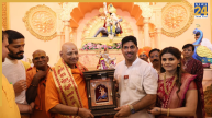 पुणे में श्रीमंत भाऊसाहेब रंगारी गणपति का भव्य स्वागत, गोविंद देव गिरी महाराज ने भारतीय परंपरा के साथ DJ-मुक्त उत्सव की पैरवी की