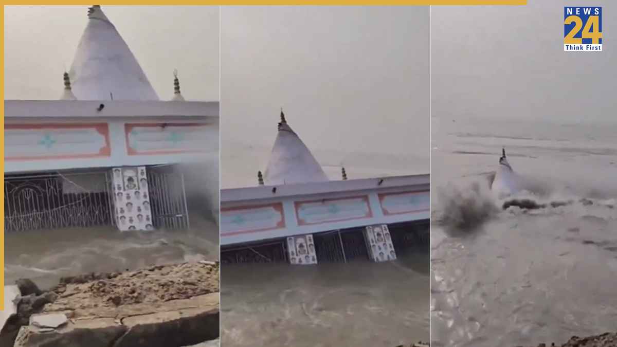 मालदा में गंगा का कहर, 175 साल पुराना शिव मंदिर नदी में समाया; 62 गांव जलमग्न; देखें VIDEO