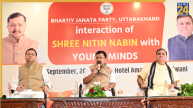 भाजपा के राष्ट्रीय अध्यक्ष नितिन नवीन और मुख्यमंत्री धामी ने किया युवाओं से संवाद