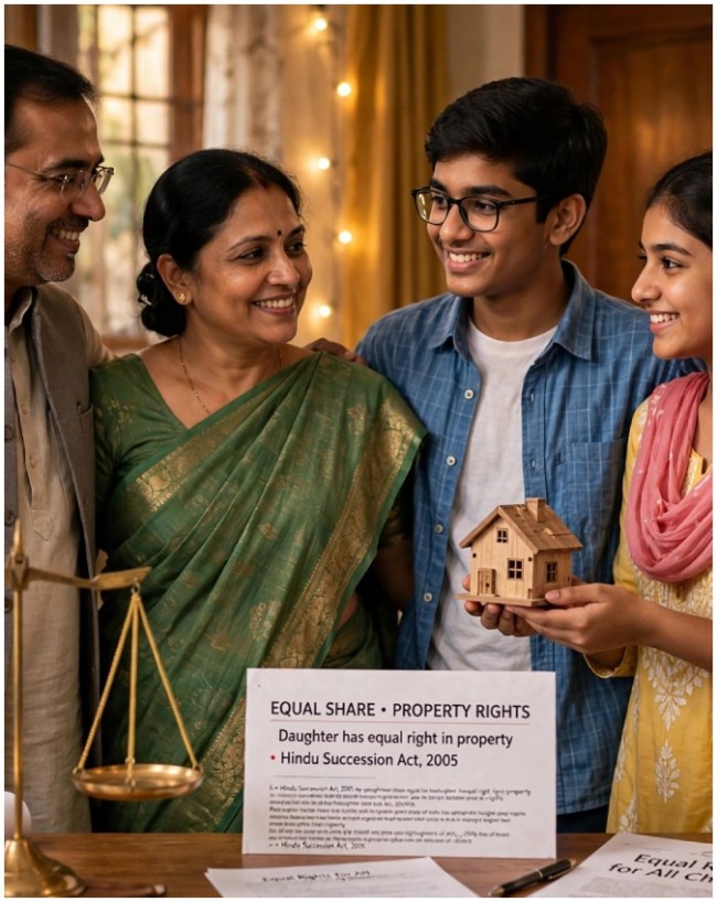 पैतृक संपत्ति (Ancestral Property) में बेटियों का अधिकार
