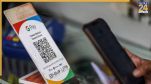 Person Scanning UPI QR Code to Make Payment and Save Money Concept