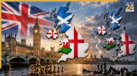 United Kingdom break up, England area and economy, Scottish referendum, UK countries, England military strength