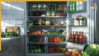 you should never place in fridge door 