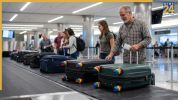 why are travellers putting tape on their luggage