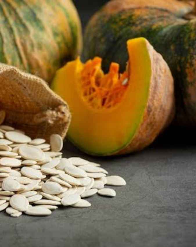 सौंफ, तिल या कद्दू के बीज का सेवन करना 