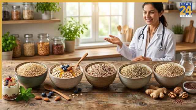 पेट की सेहत सुधारने के लिए खाएं ये 5 साबुत अनाज, डॉक्टर ने बताया कैसे मिलेगा पाचन को सहारा