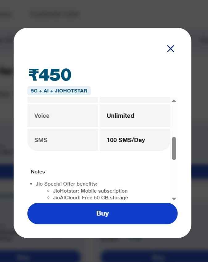 रोज 100 SMS के साथ अनलिमिटेड कॉलिंग