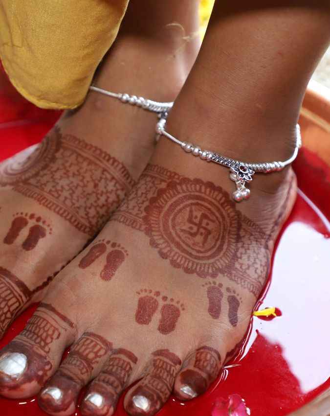 देसी लुक वाली पायल 