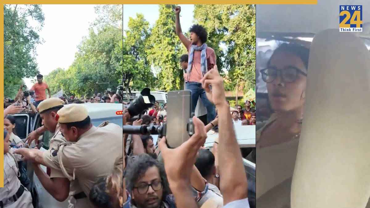 AISA Neha Bora Detained, Delhi Police Jantar Mantar Protest, CEC Gyanesh Kumar Resignation