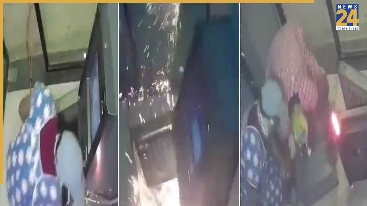 ATM theft, SBI ATM vandalism, Telangana crime, nightie-clad suspects in Telangana, ATM cash theft, Telangana police, Telangana news, Kamareddy news