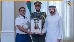 UAE ने भारतीय कैप्टन मच्छार और फ्लाईदुबई के क्रू मेंबर्स को किया सम्मानित