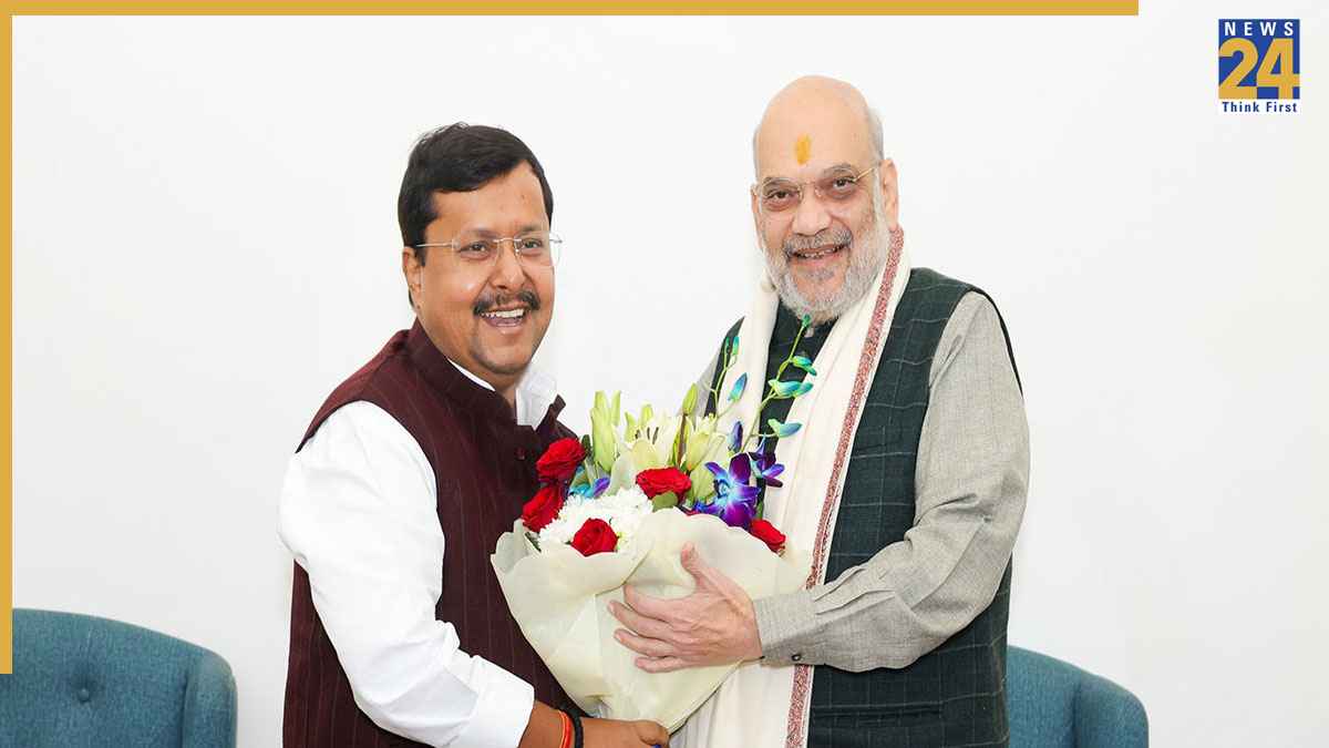 BJP High Level Meeting, INDIA Bloc Ramlila Maidan Protest, Amit Shah, BL Santhosh, Nitin Nabin