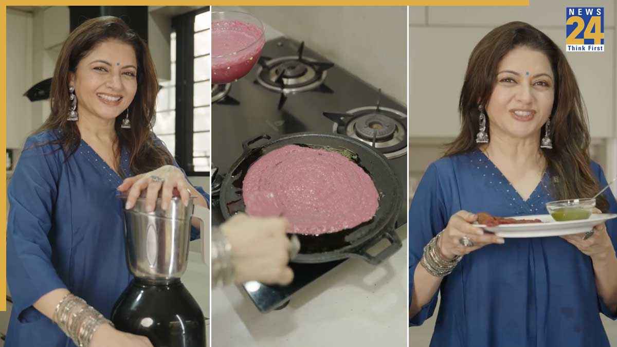 Bhagyashree Beetroot Chilla Recipe