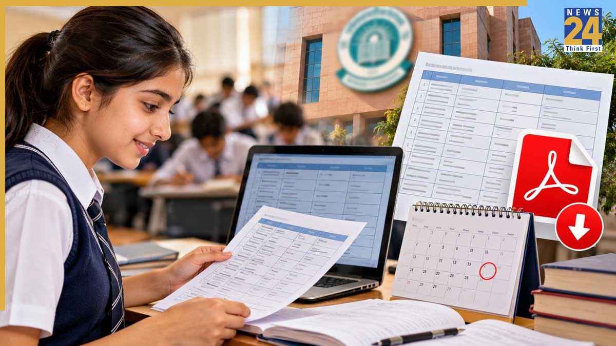 How to Download CBSE Class 10 Board Exam Date Sheet 2027 PDF Download