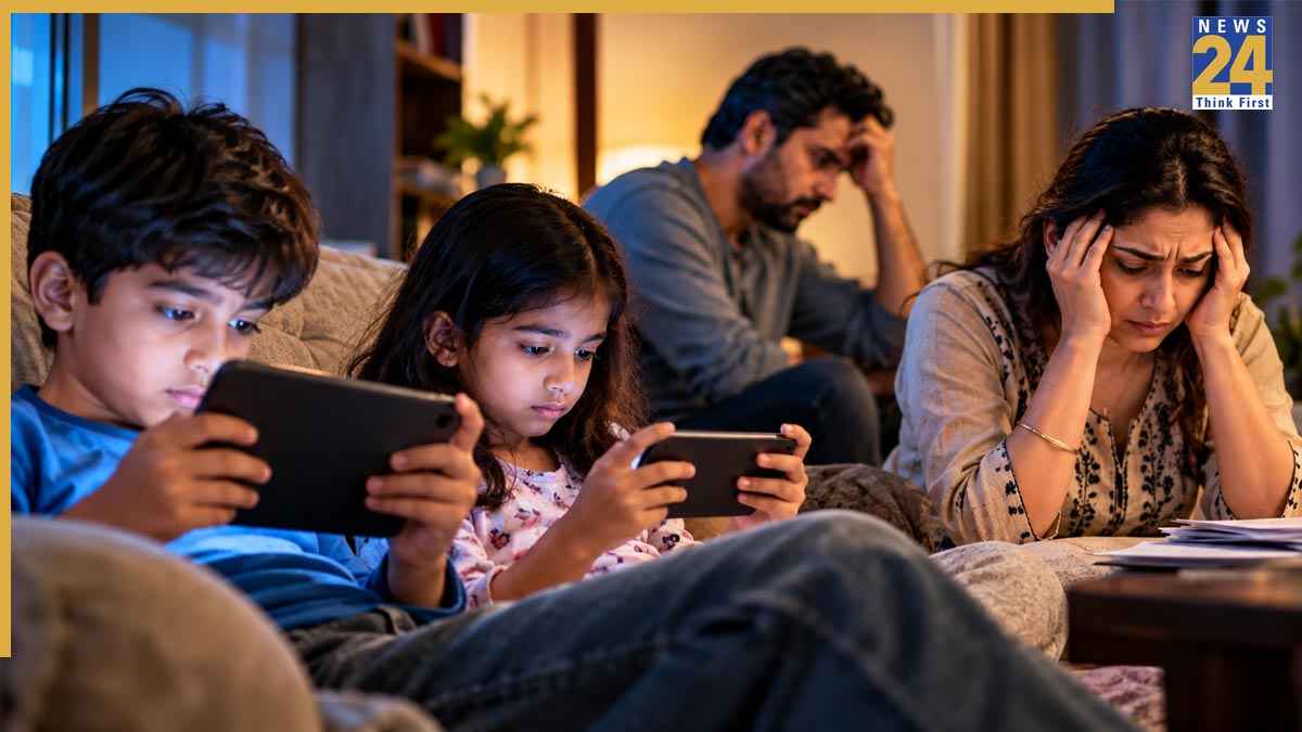 Child Screen Time Parental Stress Study