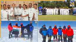 समुद्री लहरों से माउंट एवरेस्ट तक: CM धामी ने माउंट मुकुट की सफल चढ़ाई के बाद ICG की विजयी टीम का किया स्वागत