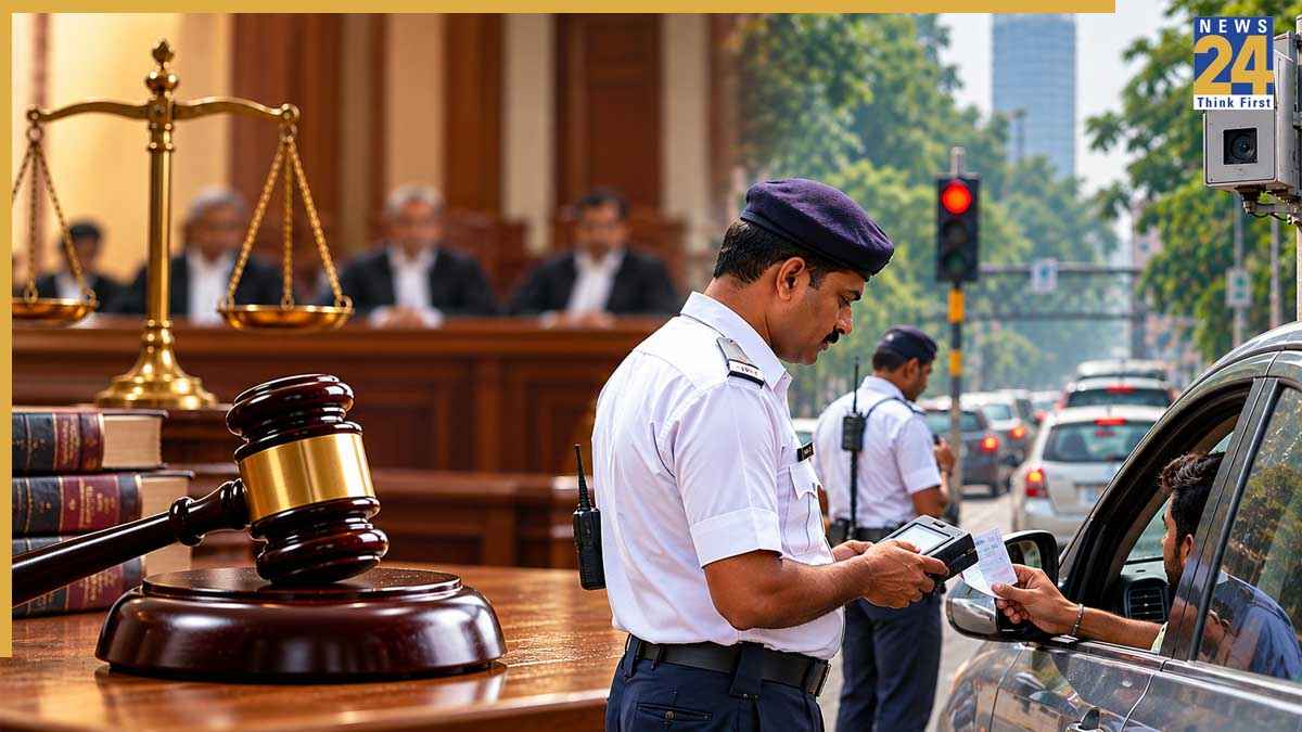 Lok Adalat challan rule