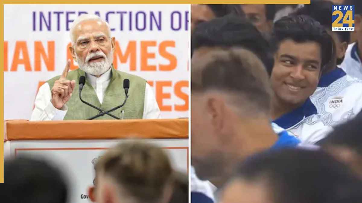 Pm Modi And Vaibhav Sooryavanshi/ Image Source: DD News