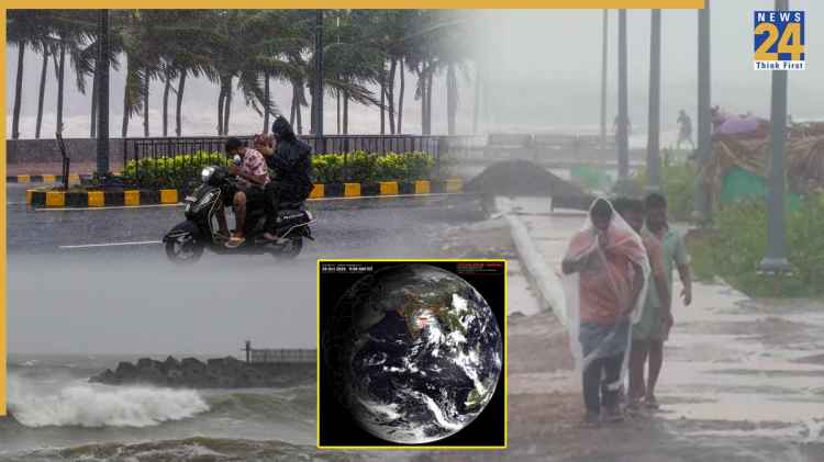 चक्रवात 'अर्नब' ने कहां-कैसे मचाया तांडव? सैटेलाइट इमेज में दिखा रौद्र रूप