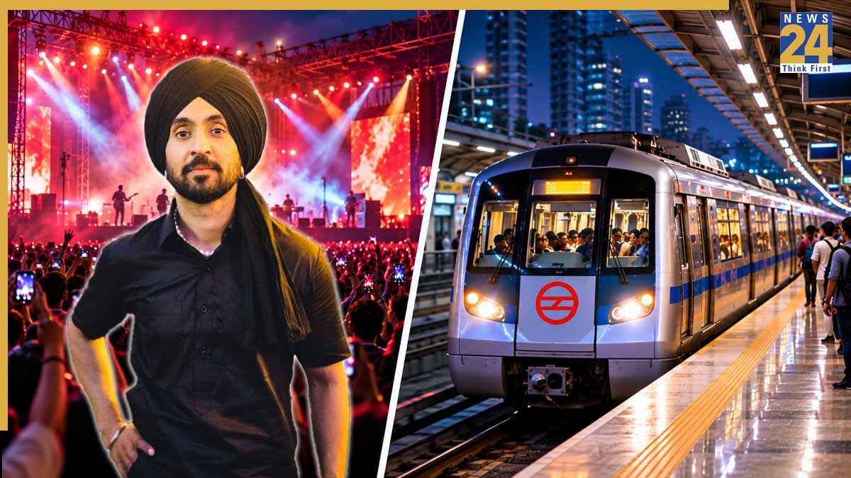 Delhi Metro timings, Diljit Dosanjh concert Delhi, JLN Stadium Metro, DMRC special arrangements, Delhi Metro Sarthi app