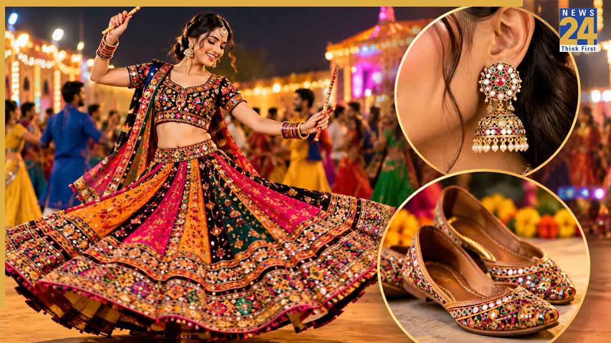 गरबा नाइट में पहनना है भारी लहंगा? डांडिया खेलते वक्त पसीने और पैरों के दर्द से बचने के 4 स्मार्ट हैक्स