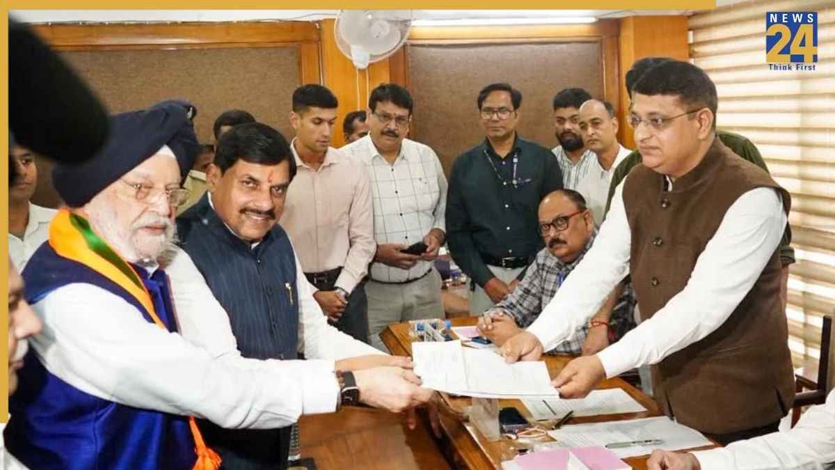 Hardeep Puri Nomination In Madhya Pradesh for Rajya Sabha By election