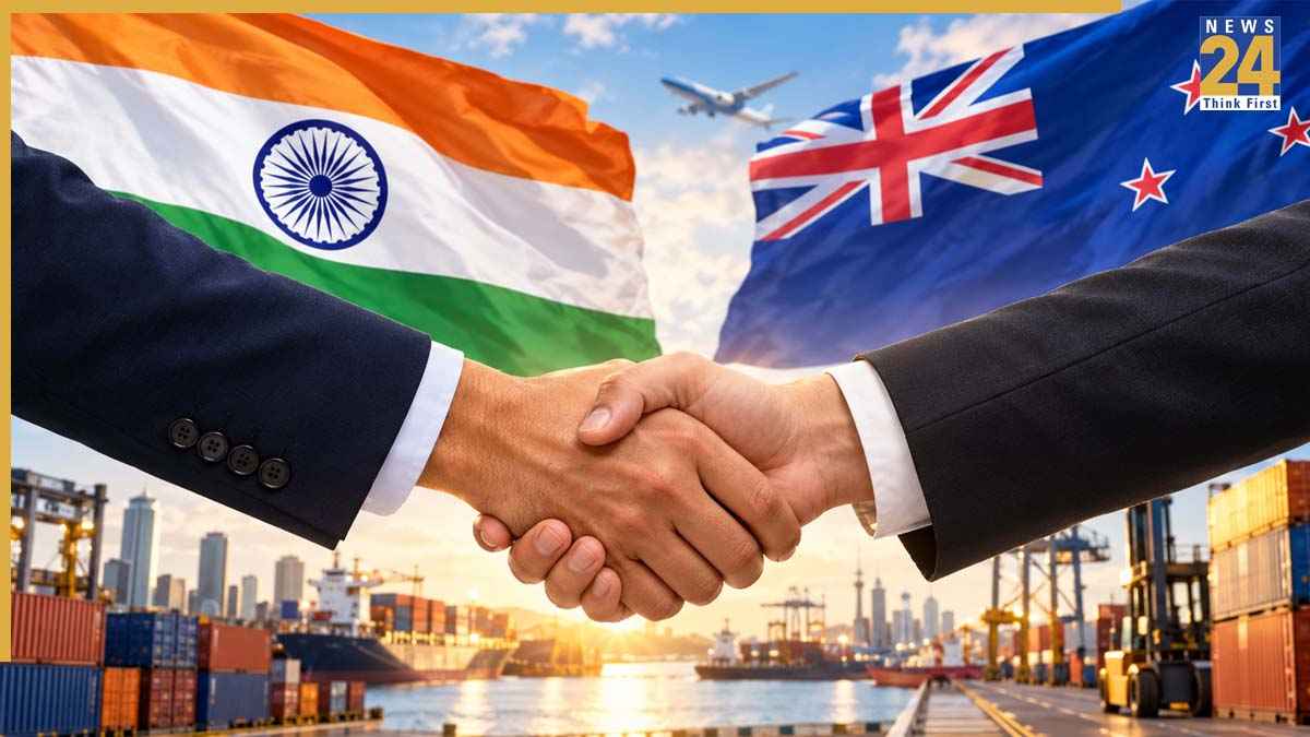 India New Zealand Free Trade Agreement FTA Applicable Today October 20 2026: Work Visa for Students, Duty Free Export Details in Hindi.