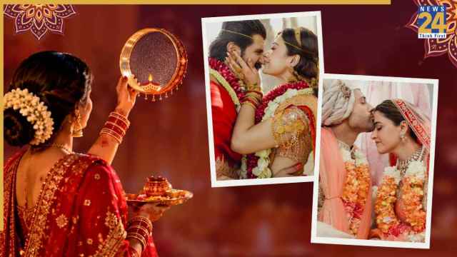 Karwa Chauth 2026: रश्मिका-विजय समेत ये सेलिब्रेटी कपल मनाएंगे पहला करवा चौथ, चांद का दीदार कर खोलेंगे व्रत