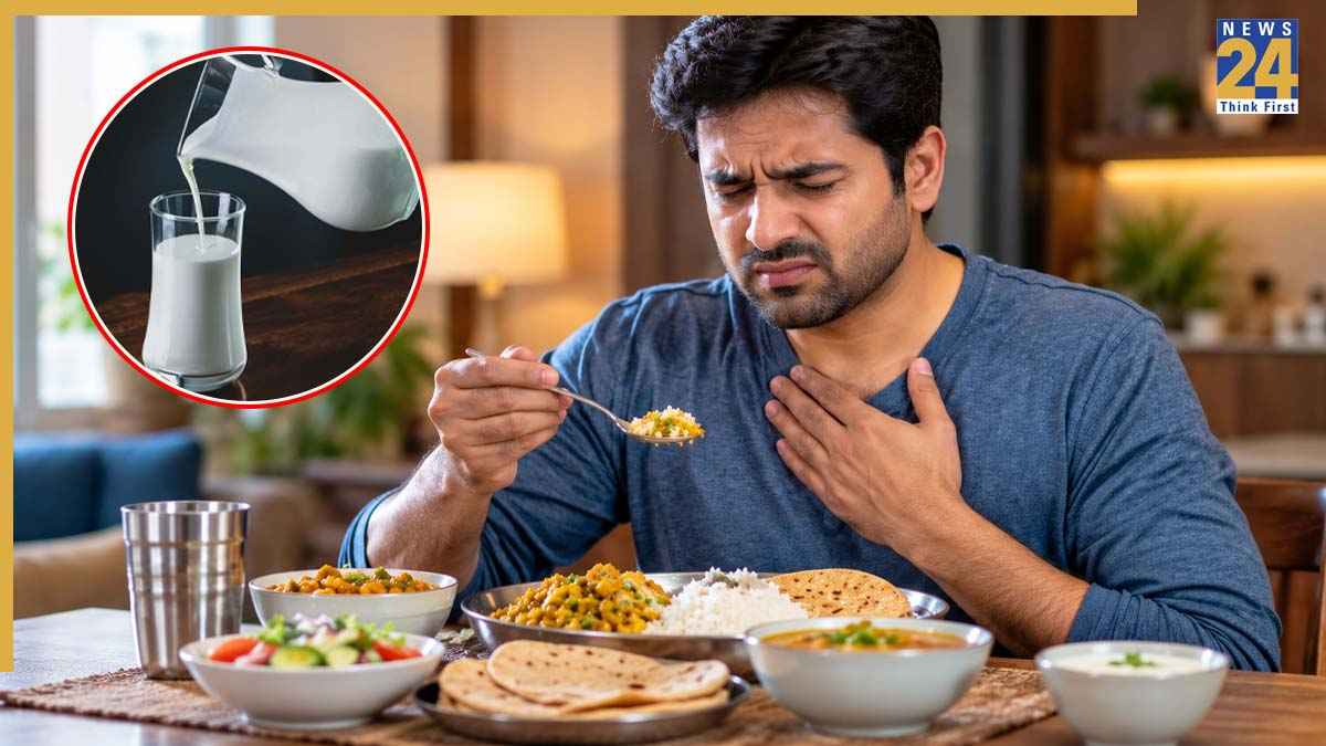 खाना खाते ही सीने में जलन और गले तक आता है खट्टा पानी? ठंडा दूध पीने की गलती छोड़कर अपनाएं ये टिप्स