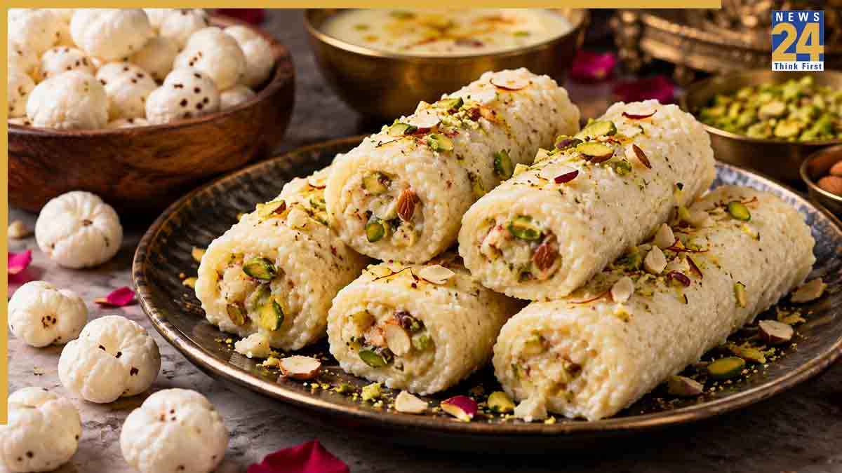 makhana malai roll recipe