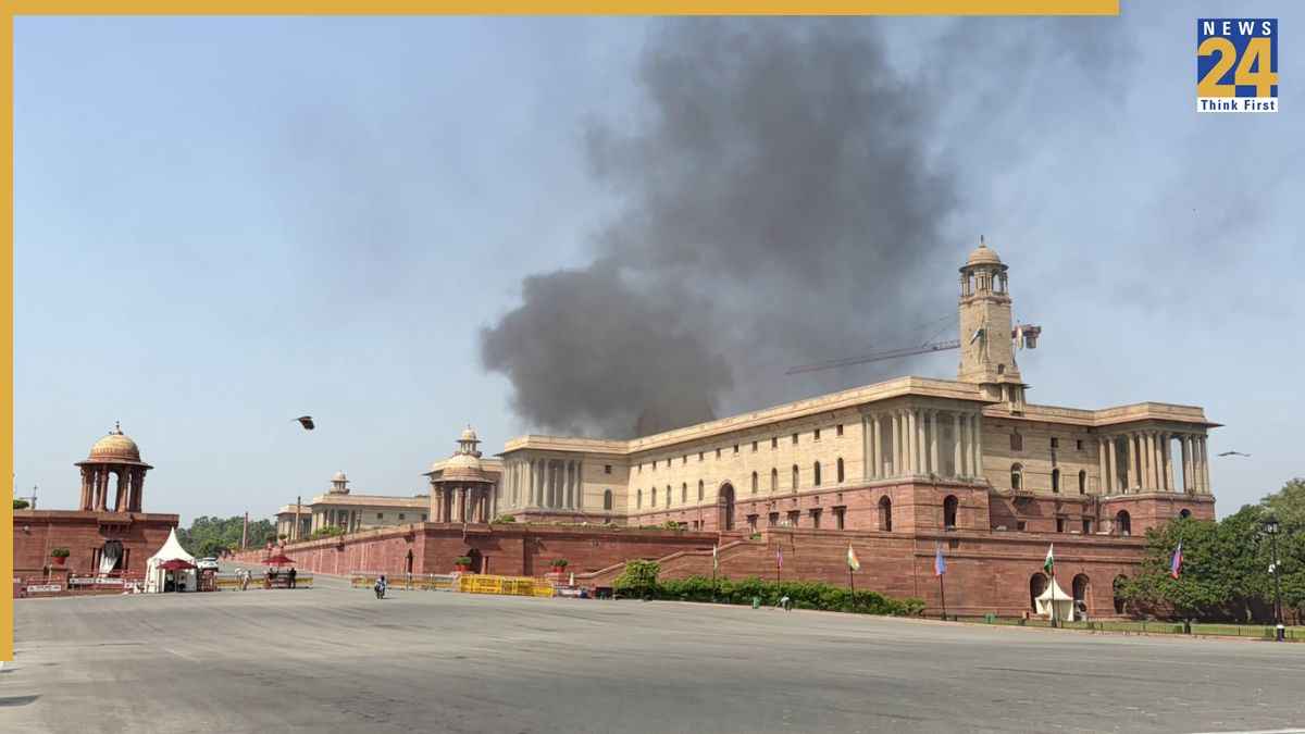 North Block Fire @milinddeora