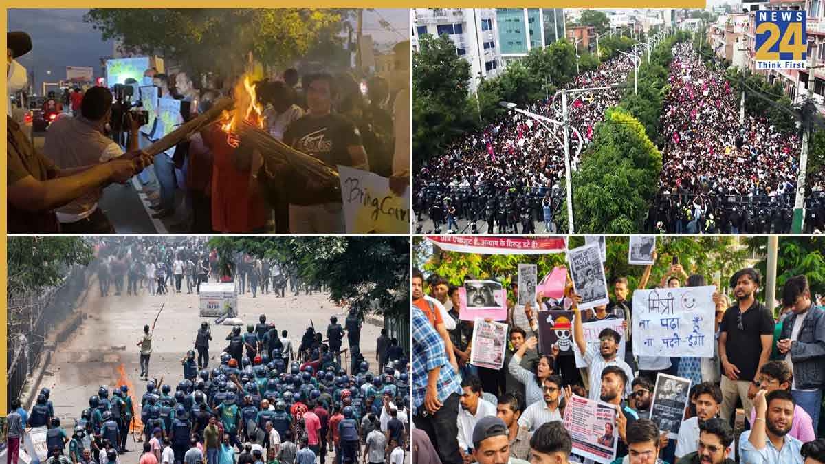 students protest | Gen-Z | India France