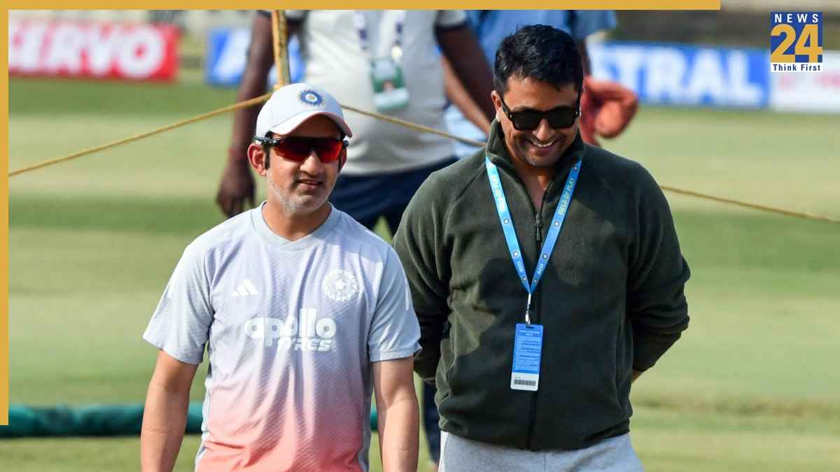 Pragyan Ojha and Gautam Gambhir