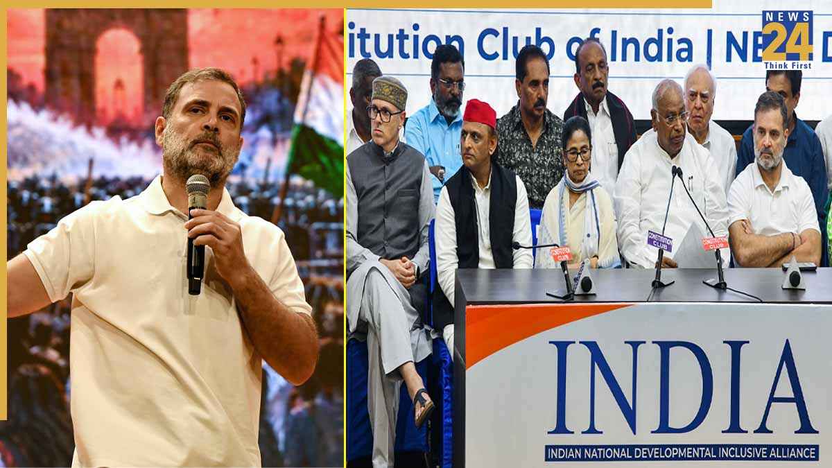 Rahul Gandhi, INDIA bloc, high tea meeting, March for Democracy