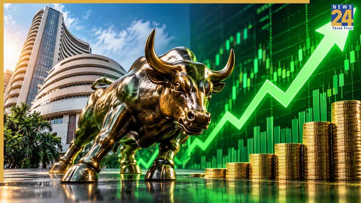 Stock Market Today Live 26 October 2026 Sensex Nifty Recovery Kotak Bank Adani Ports Top Gainers in Hindi.