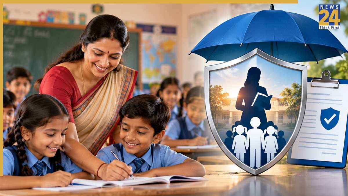 Bihar teacher 50 lakh free insurance and education department news banner