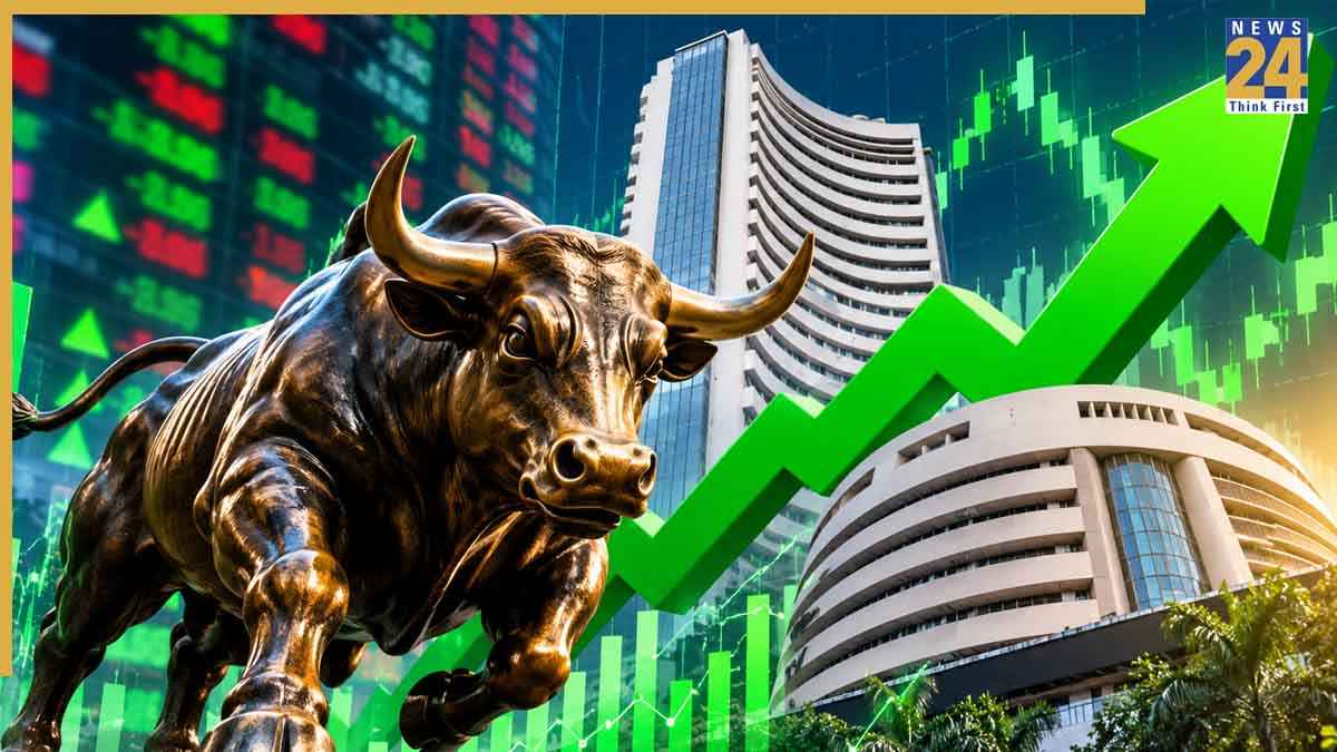 Sensex Rises 500 Points Nifty Reclaims 23000 Today October 21 2026: IT Stocks and Reliance Share Price Reason in Hindi.