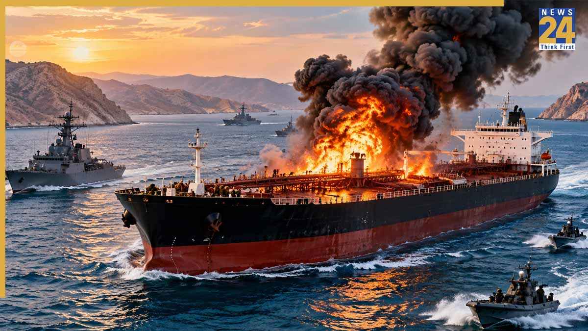 Strait of Hormuz | Kuwait Oil Tanker | Projectile Attack