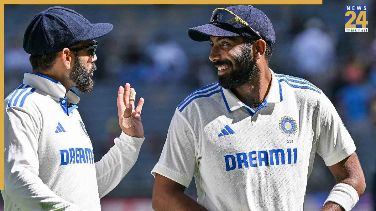 Virat Kohli and Jasprit Bumrah