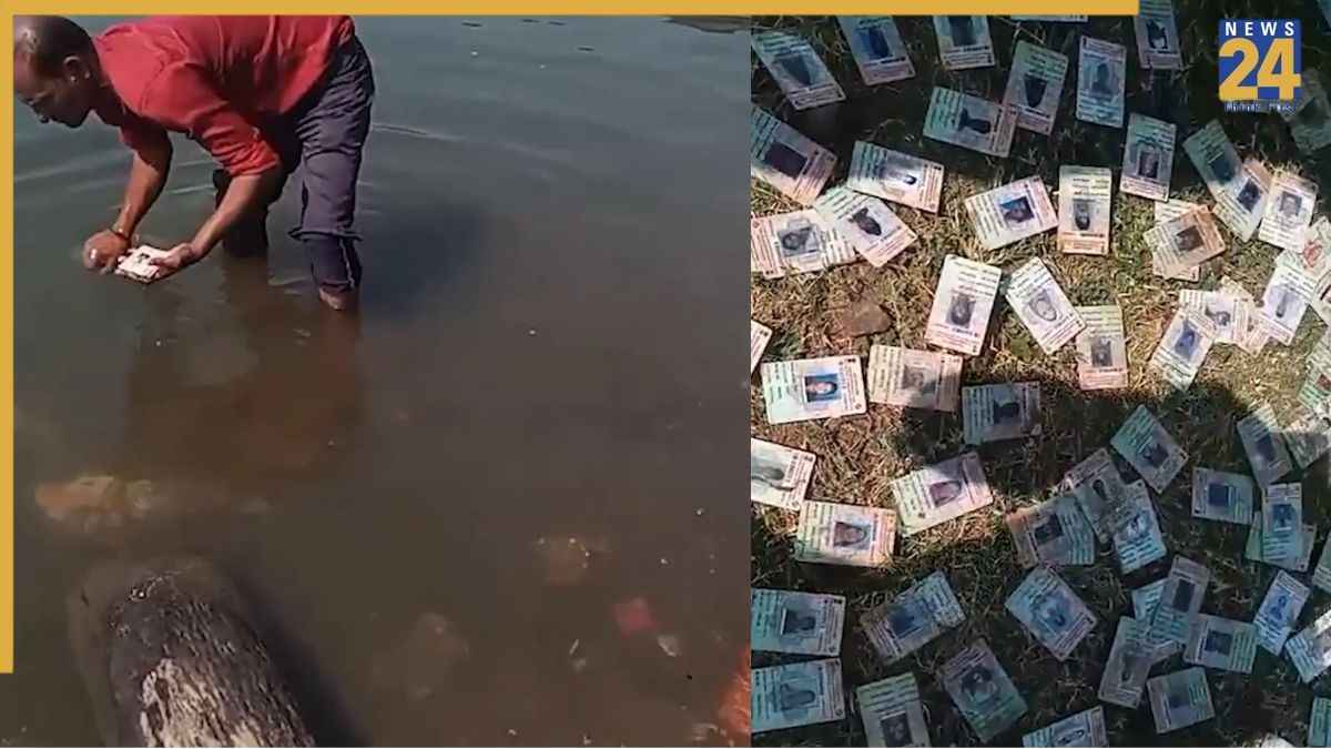 Voter ID Card Found In Narmada River (MP)