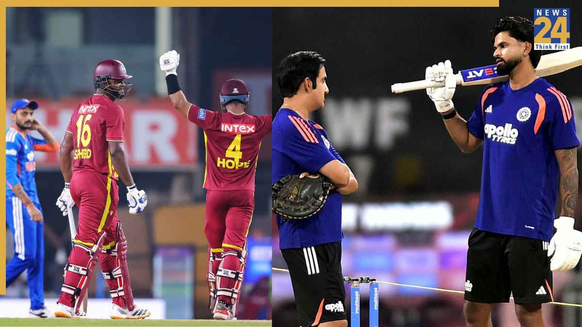 ind vs wi shreyas iyer gautam gambhir