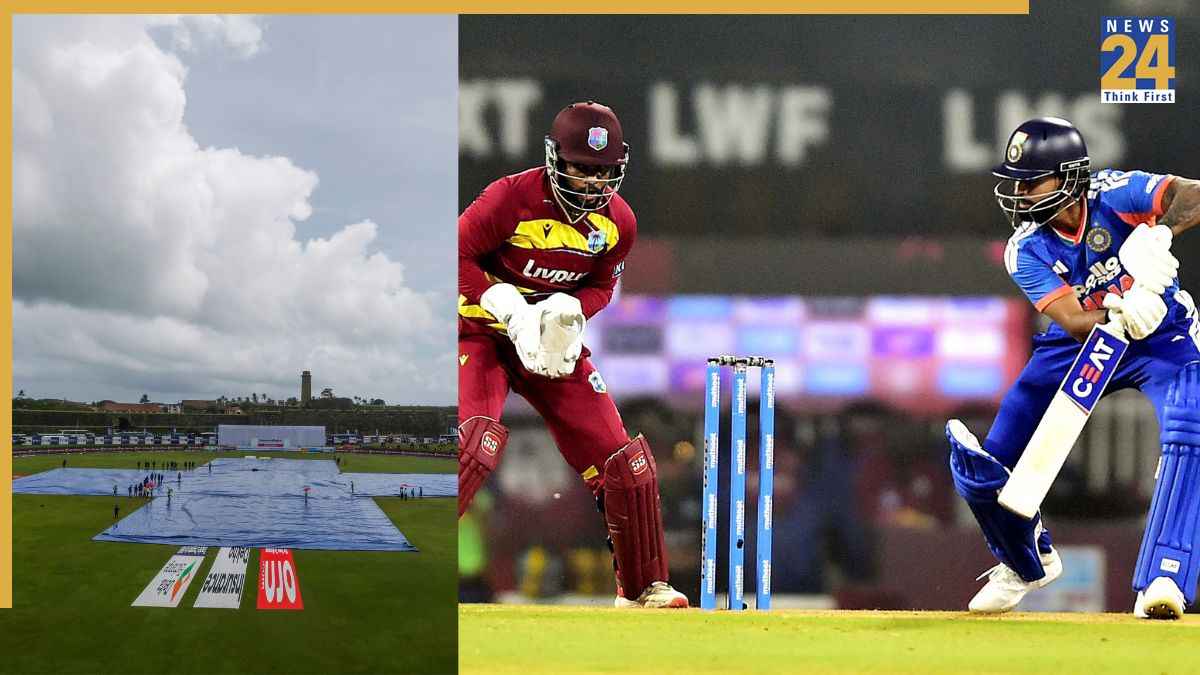 ind vs wi weather report