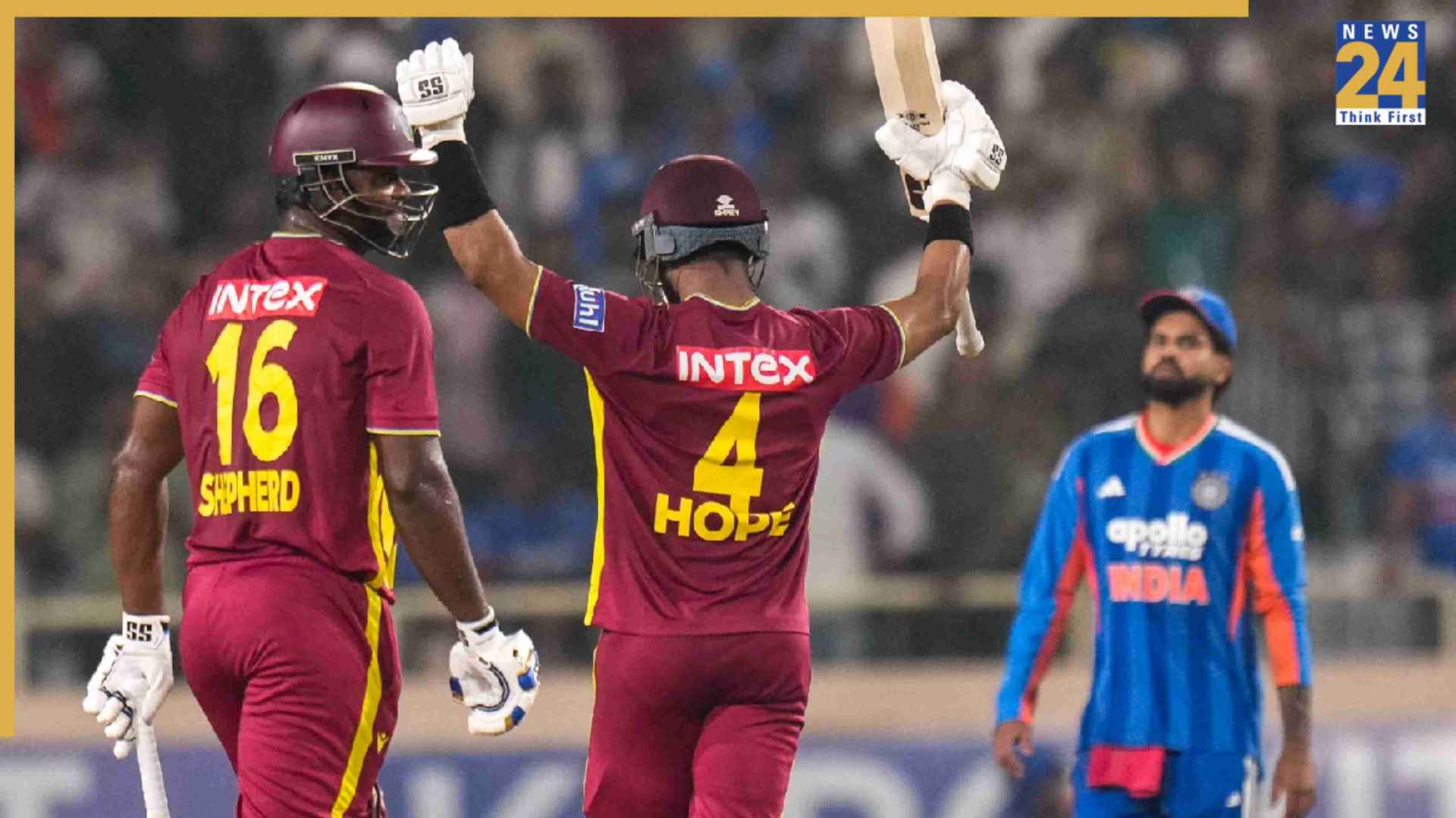 IND VS WI Highlights: वेस्टइंडीज ने 6 विकेट से जीता दूसरा टी20 मुकाबला, शाई होप और शेरफेन रदरफोर्ड ने मचाया धमाल
