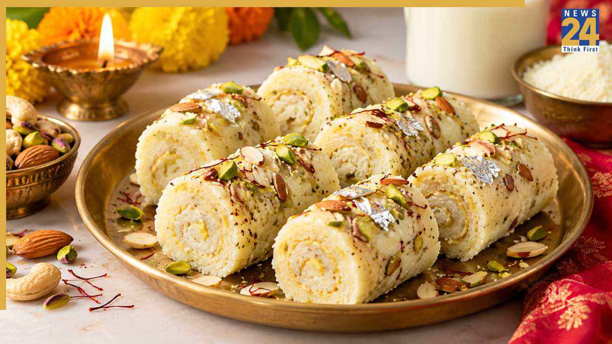 इस दशहरा घर पर ही बनाएं स्वादिष्ट मिठाई, जानें मिल्क रोल बर्फी बनाना की आसान रेसिपी