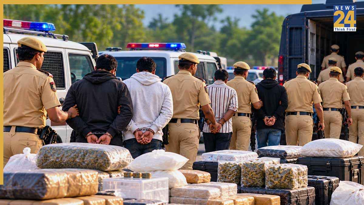 Rajasthan Police on drug traffickers