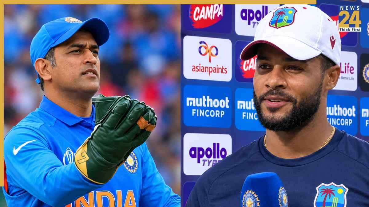 MS Dhoni-Shai Hope