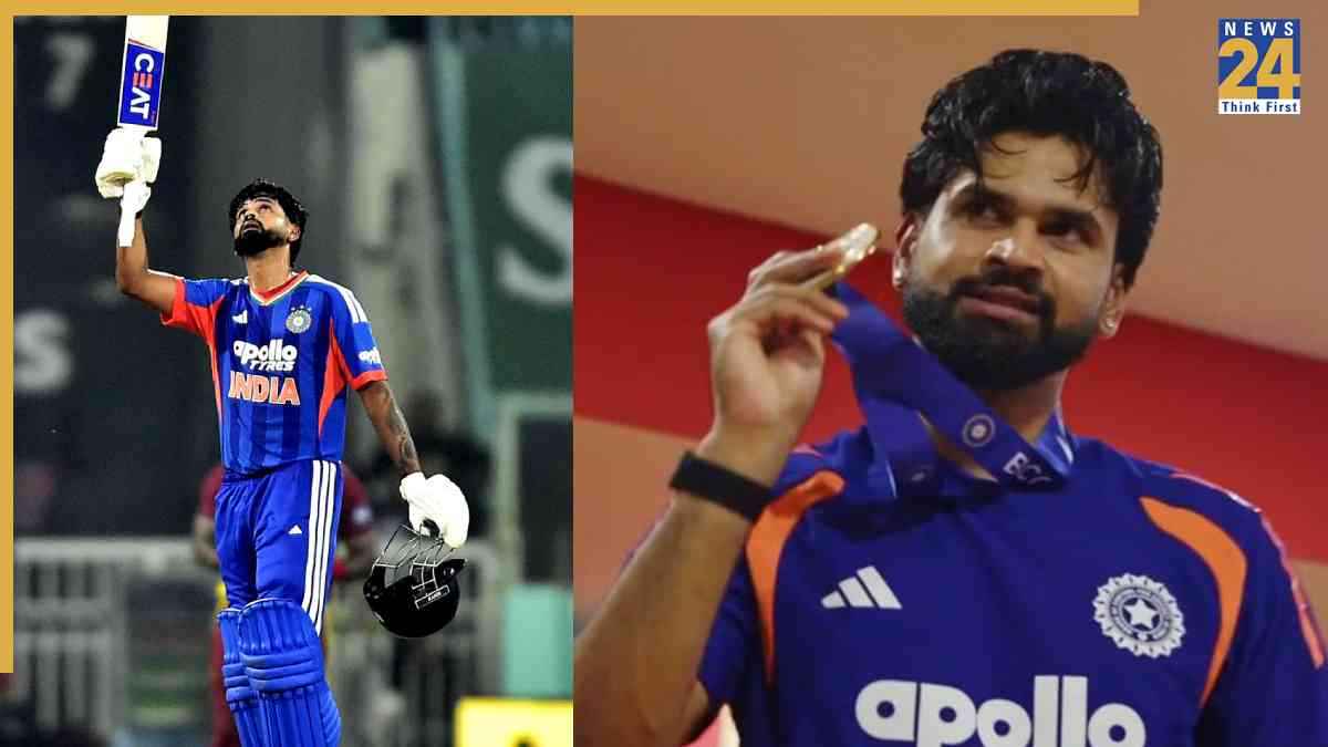 T20 सीरीज ड्रॉ होने के बाद श्रेयस अय्यर को मिला बड़ा सम्मान, जीता 'इम्पैक्ट प्लेयर' का मेडल
