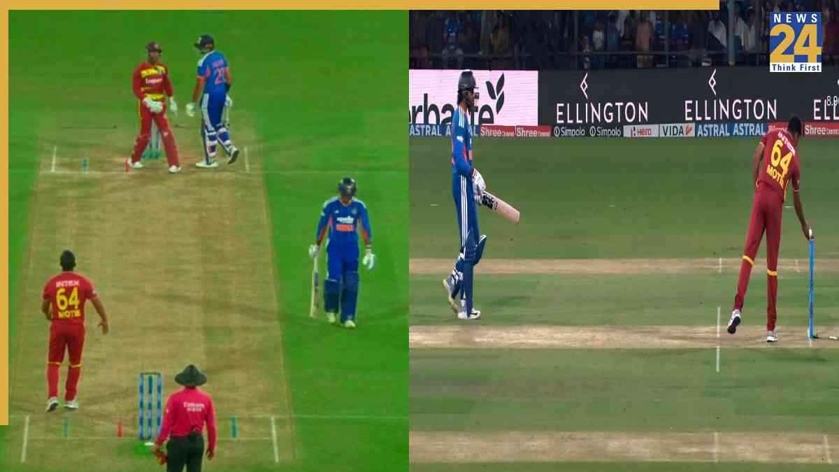 IND vs WI, Tilak Varma Run Out