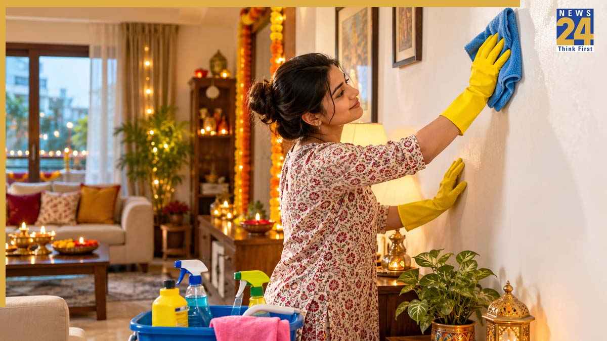 Wall Cleaning Before Diwali